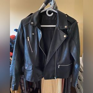 Vero Moda - Faux Leather Moto Jacket